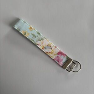 Floral Keychain Wristlet